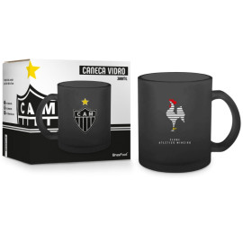 Caneca Vidro Diamond - Time Atltico 