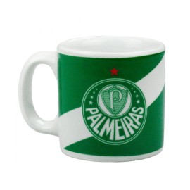 Caneca de Porcelana Sociedade Esportiva Time  Palmeiras  Elegncia Verde