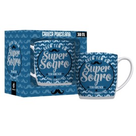 Caneca Porcelana Urban Famlia - Super Sogro