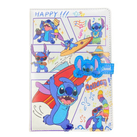 Agenda/Planner Acochoado Stitch - Disney