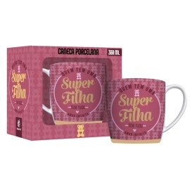 Caneca Porcelana Urban Famlia  - Super Filha