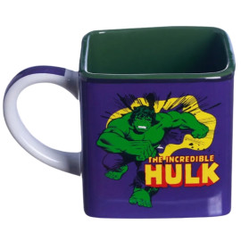 Caneca Quadrada Hulk Marvel The Incredible