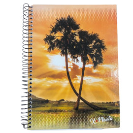 Caderno 1 Matria 96 Folhas Estampa Paisagem