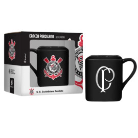 Caneca Porcelana Quadrada Times - Corinthians 