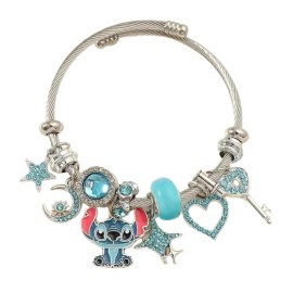 Pulseira Bracelete Stitch C/ Pingentes - Disney