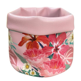 Cachepot P Flores Rosa - Toque Delicado e Encantador para Decorar Seu Espao com Beleza